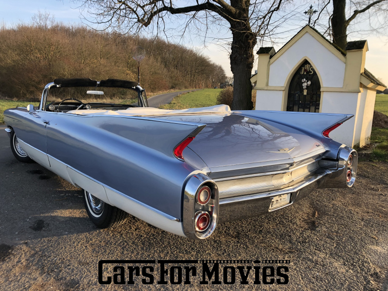 CarsForMovies | Cadillac Series 62 1960 USA Blau Weiß Zivilfahrzeug Cabrio Nordrhein-Westfalen 7497 heckflosse